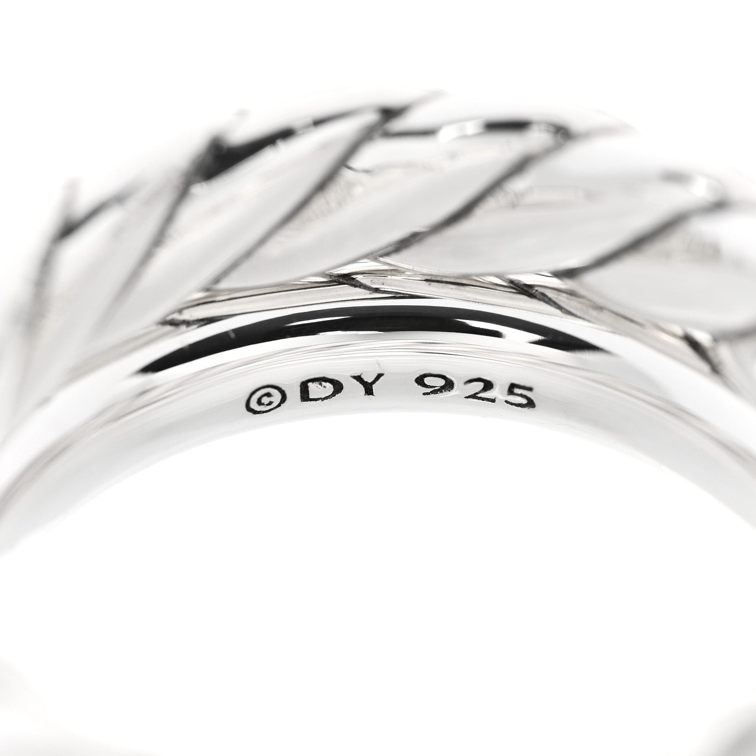 David Yurman Sterling Silver 8mm Mercer Two Row Ring 50 5.25 4 of 4