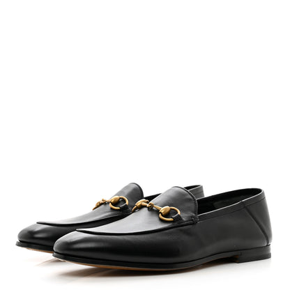 Gucci Lambskin Mens Brixton Horsebit Loafers 5.5 Black 3 of 9