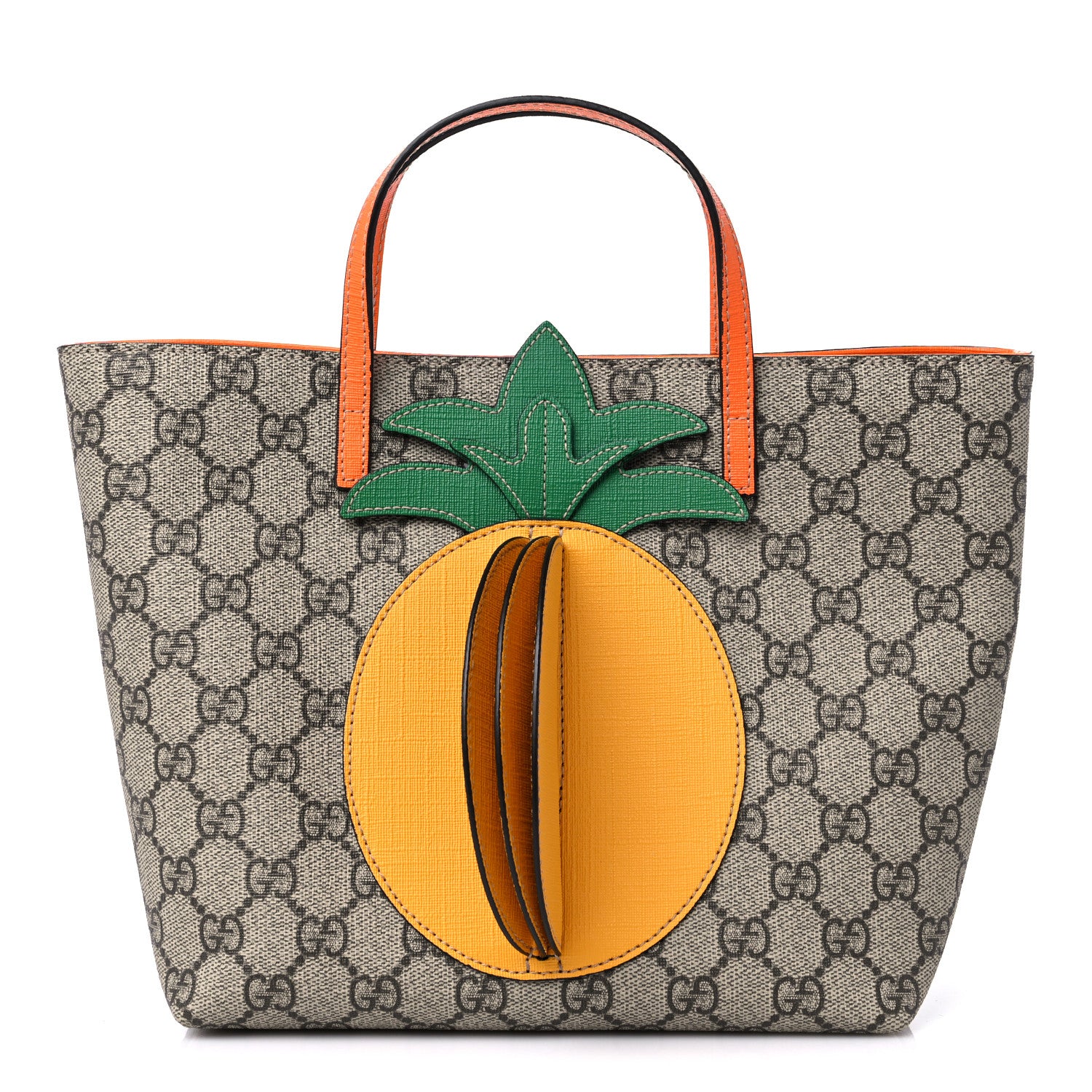 Gucci GG Supreme Monogram Kids Pineapple Tote 1 of 11