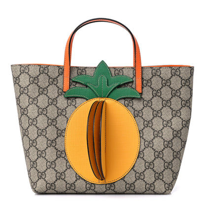 Gucci GG Supreme Monogram Kids Pineapple Tote 1 of 11