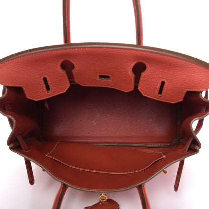 Hermes Togo Birkin 30 Sanguine 5 of 9