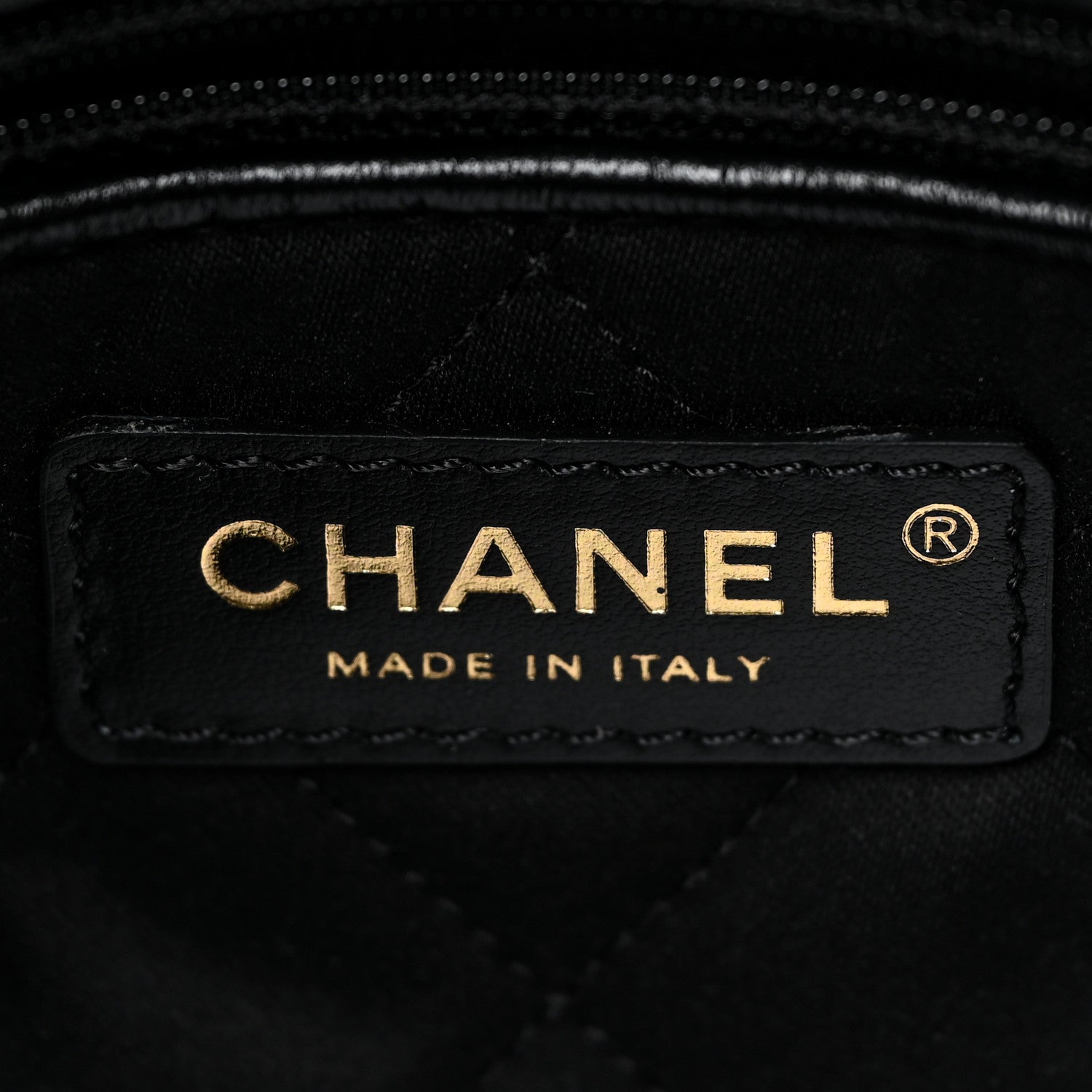 Chanel Shiny Calfskin Quilted Small Chanel 22 Black 7 of 12