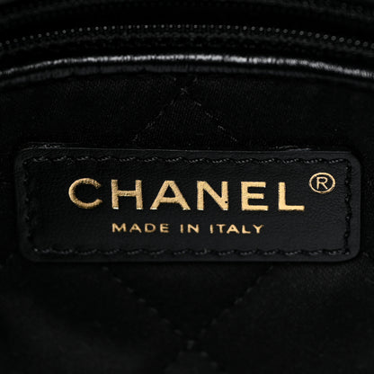 Chanel Shiny Calfskin Quilted Small Chanel 22 Black 7 of 12