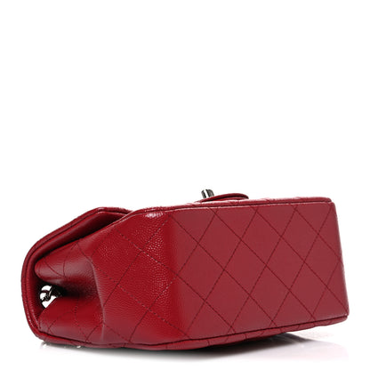 Chanel Caviar Quilted Mini Square Flap Red 4 of 10