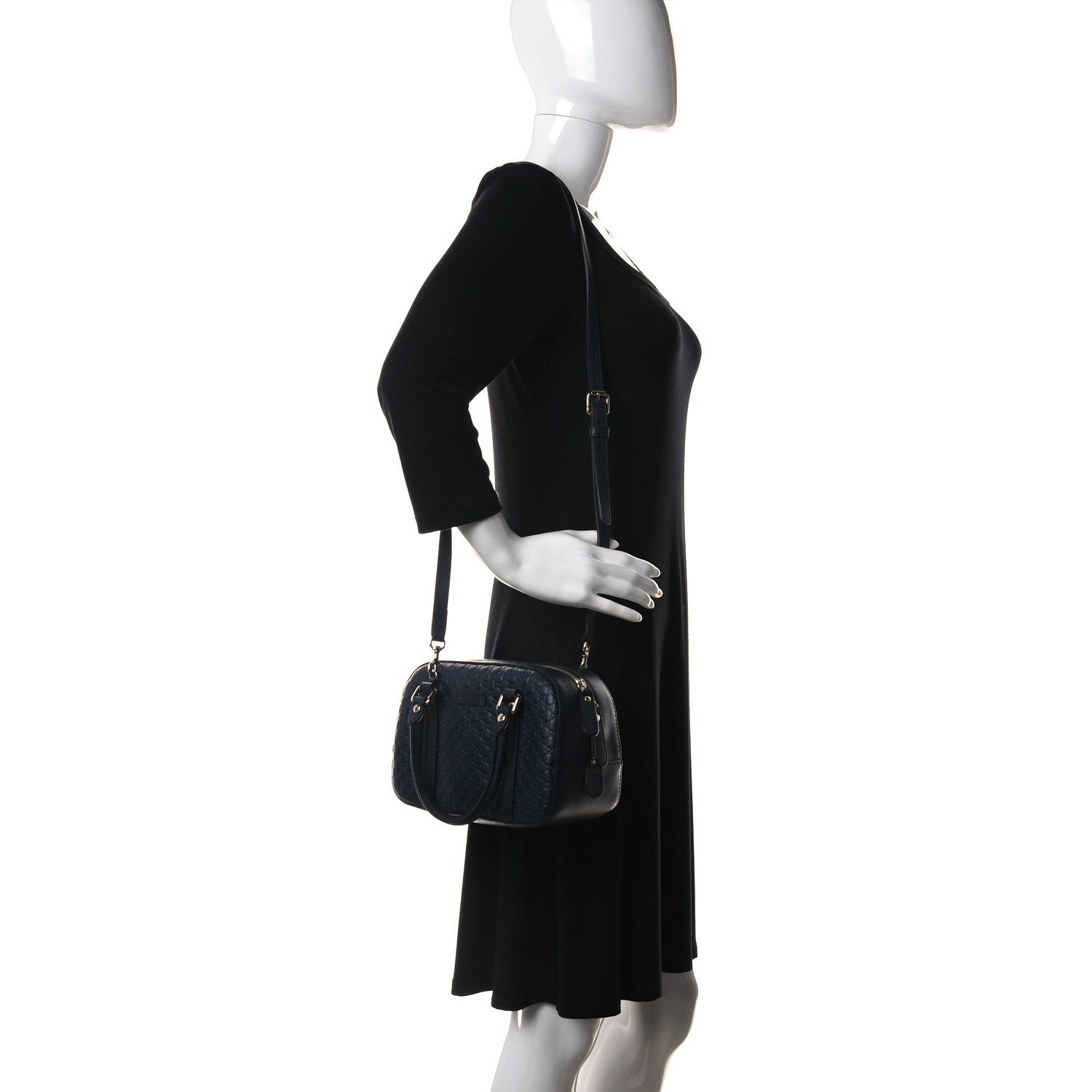Gucci Soft Microguccissima Small Crossbody Bag Blue 2 of 14
