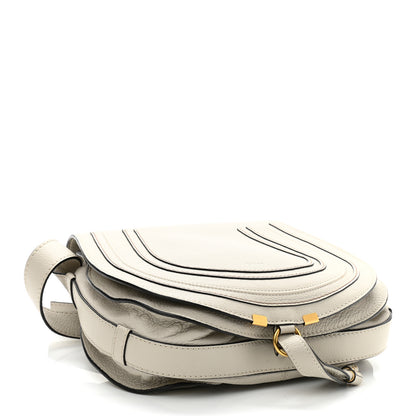 Chloe Calfskin Medium Marcie Round Crossbody Bag Dove 4 of 14