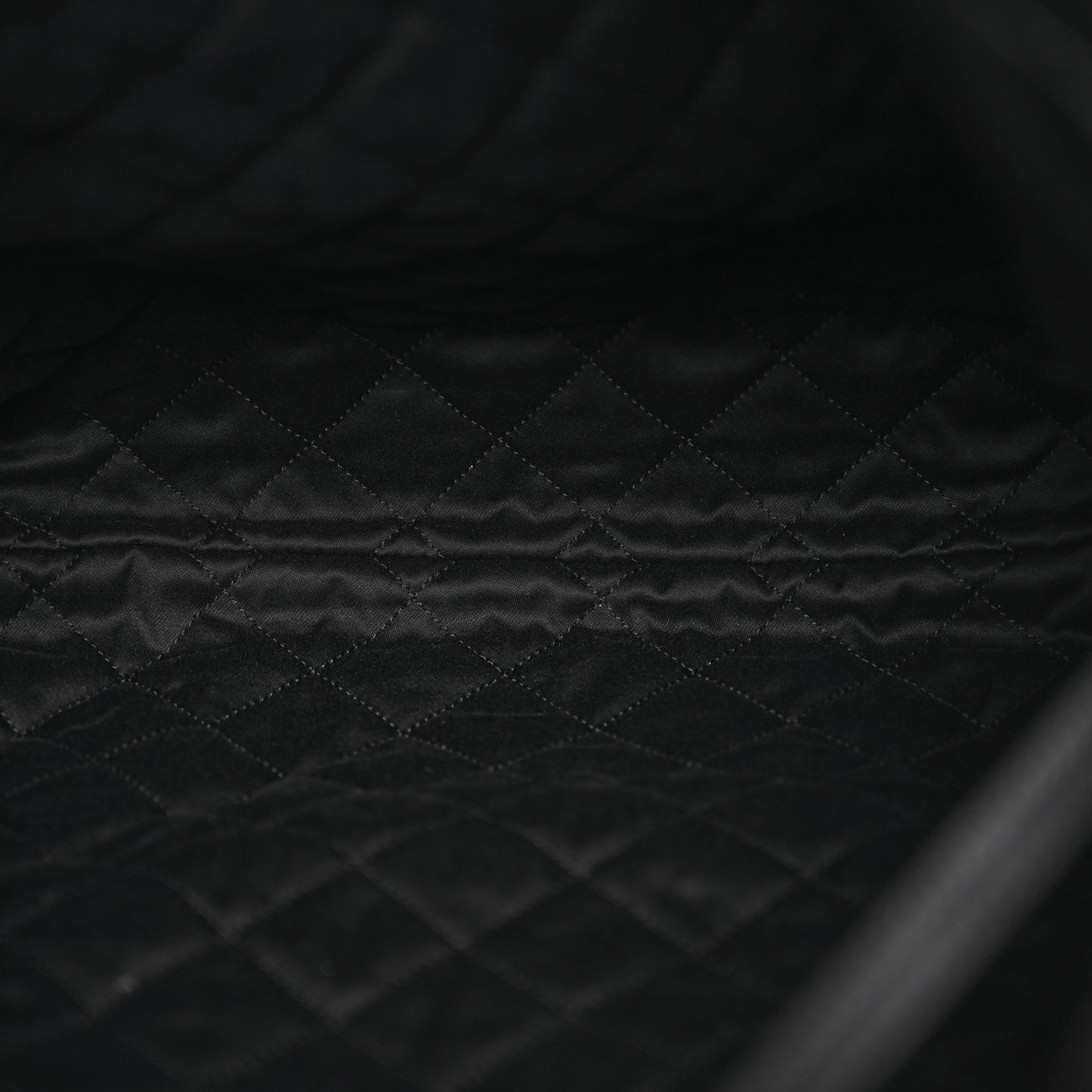Shiny Calfskin Quilted Large Chanel 22 Grey