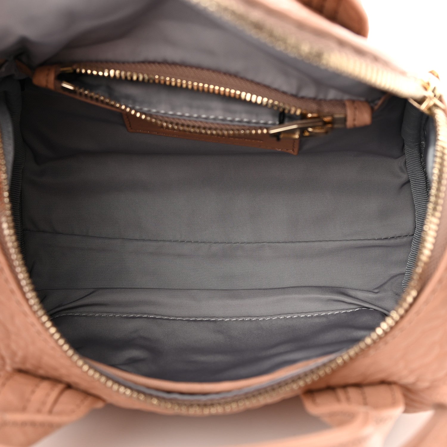 Alexander Wang Pebbled Lambskin Mini Rockie Latte Gold Hardware 5 of 11