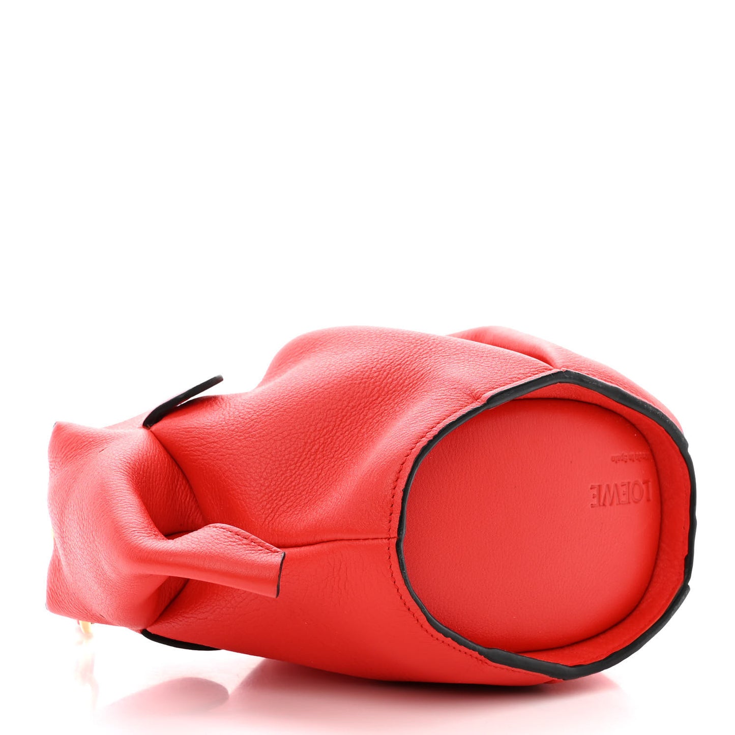 Calfskin Mini Elephant Crossbody Bag Scarlet Red