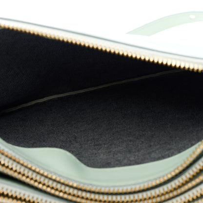 Celine Lambskin Small Trio Crossbody Bag Jade 5 of 10