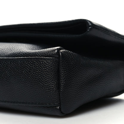 Saint Laurent Grain De Poudre Monogram Toy West Hollywood Fold-Over Bag Black 10 of 10