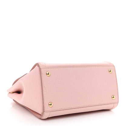 Salvatore Ferragamo Hammered Calfskin Carrie Shoulder Bag Pink 4 of 11