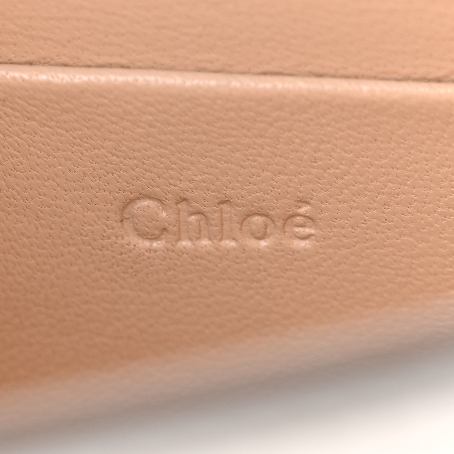 Chloe Calfskin Crocodile Embossed Small Nile Bracelet Minaudiere Bag White 6 of 11