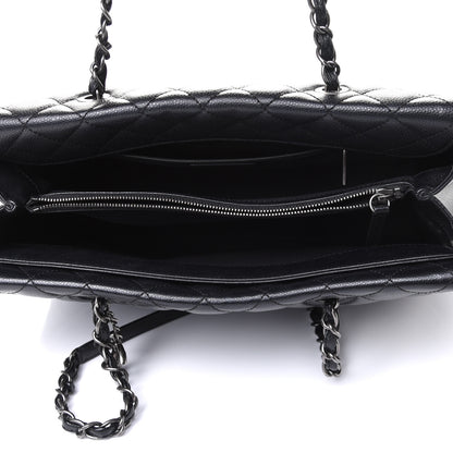 Chanel Caviar Quilted City Shopping Tote Black 8 of 8