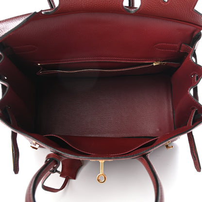 Hermes Togo Birkin 30 Rouge H 5 of 11