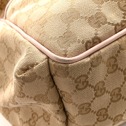 Gucci Monogram Web Diaper Bag Pink 12 of 16