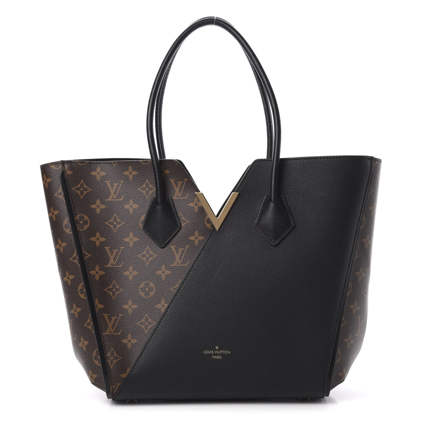 Calfskin Monogram Kimono Tote Black