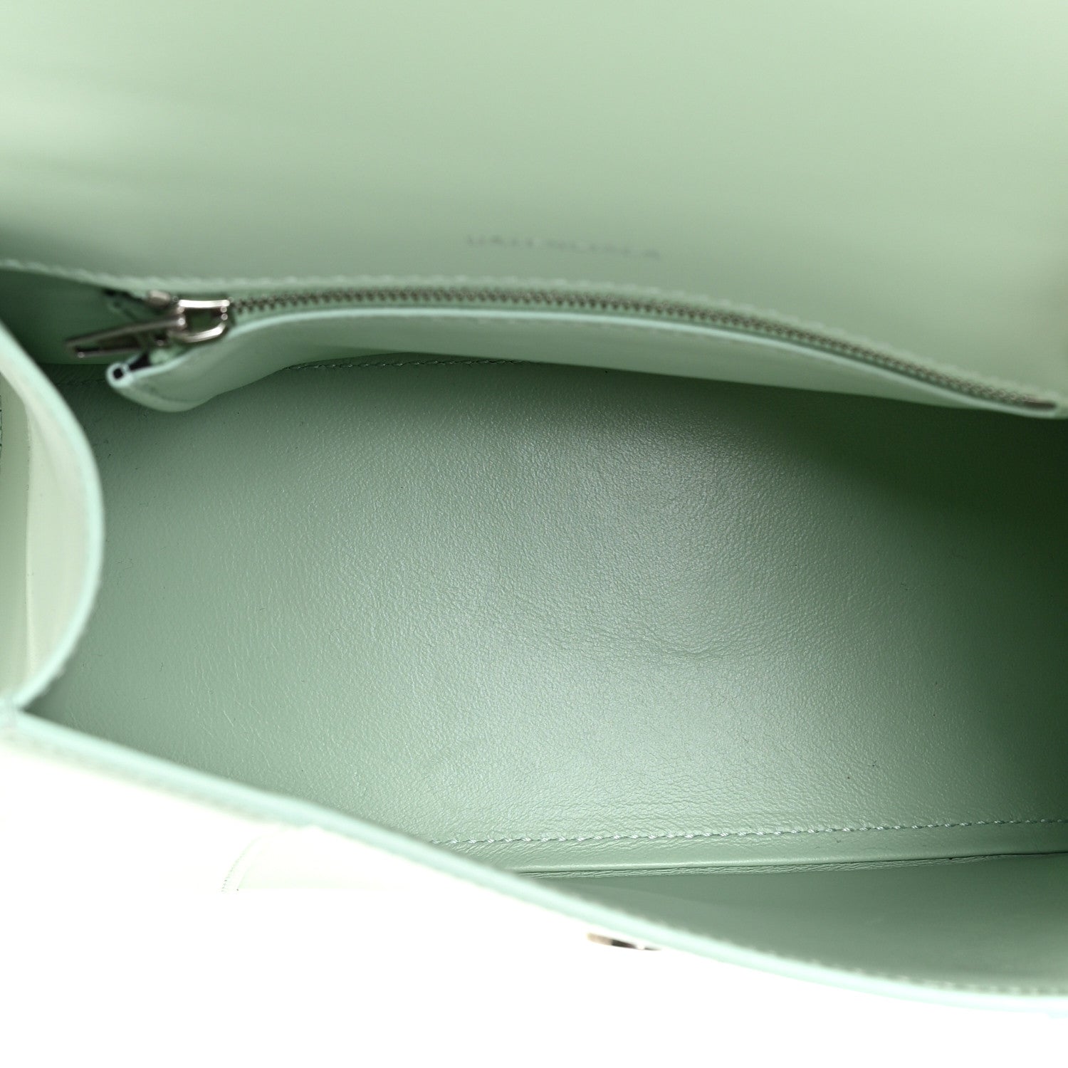 Balenciaga Shiny Box Calfskin Small Hourglass Top Handle Bag Light Green 11 of 18