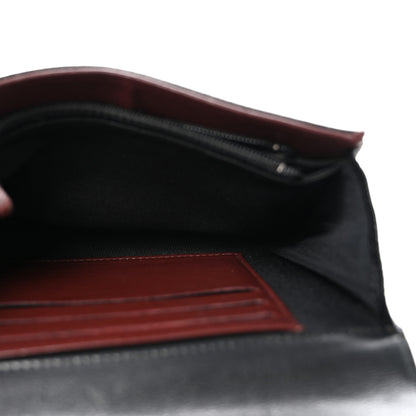 Chanel Calfskin Diamond Stitched Flap Wallet Black 5 of 15