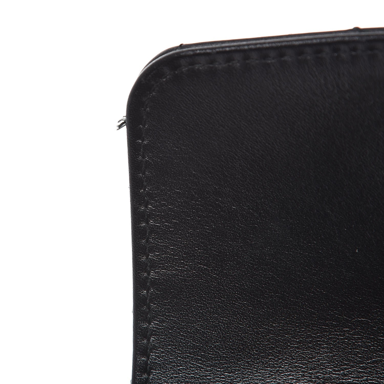 Gucci Calfskin Matelasse Medium GG Marmont Shoulder Bag Black 10 of 13