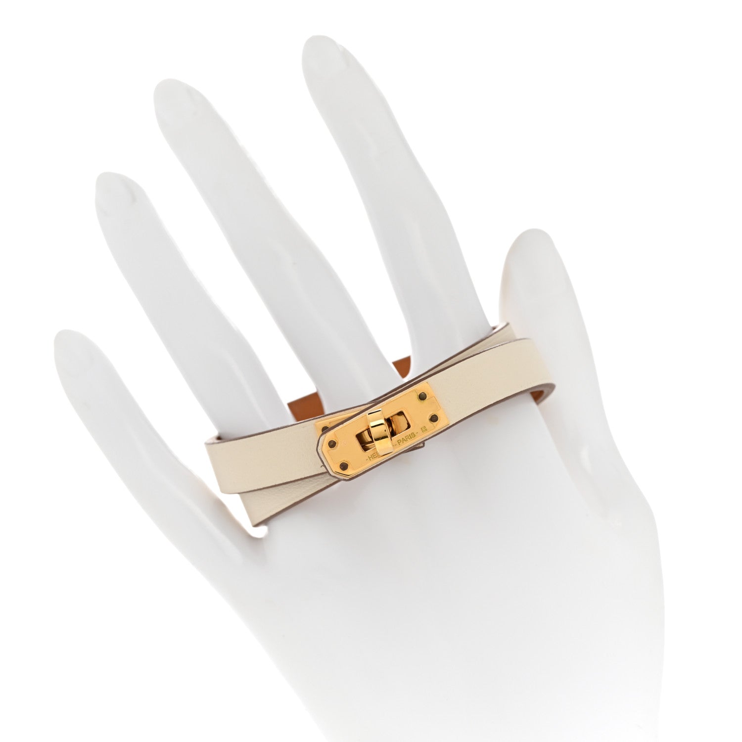 Hermes Swift Kelly Double Tour Bracelet Nata 2 of 7