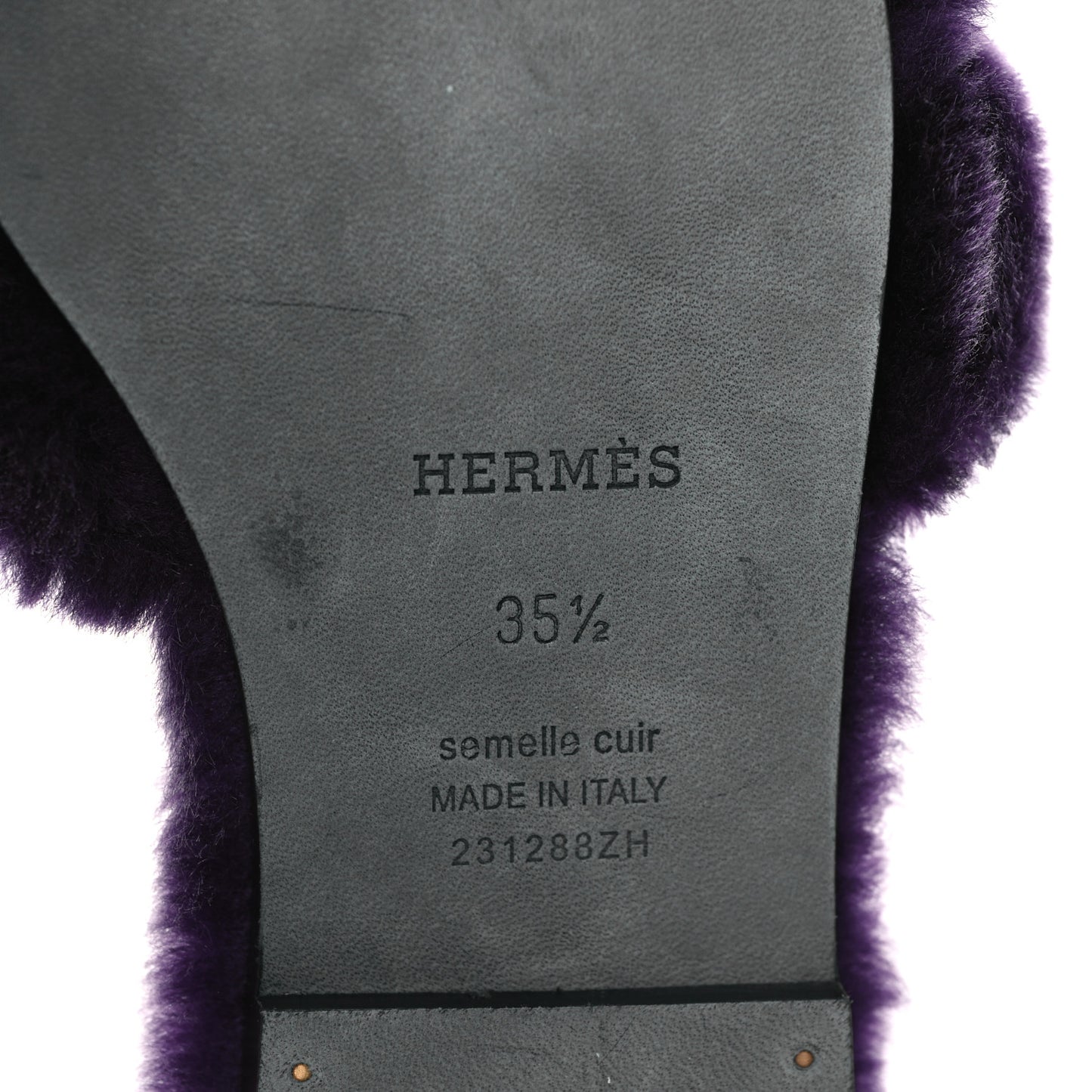 Woolskin Oran Sandals 35.5 Violet Fonce