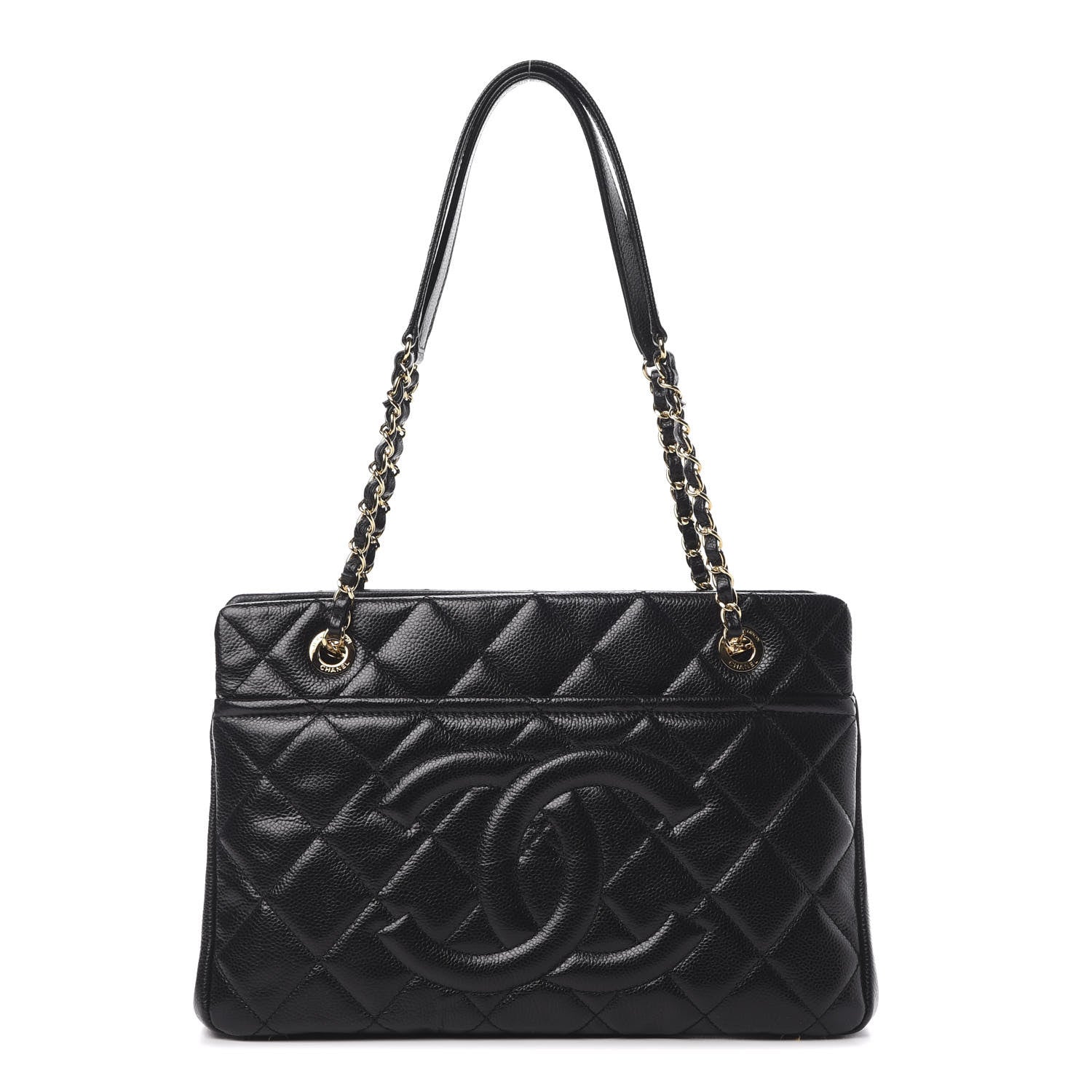 Chanel Caviar Quilted Timeless CC Soft Tote Black 1 of 11