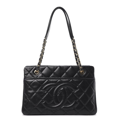 Chanel Caviar Quilted Timeless CC Soft Tote Black 1 of 11