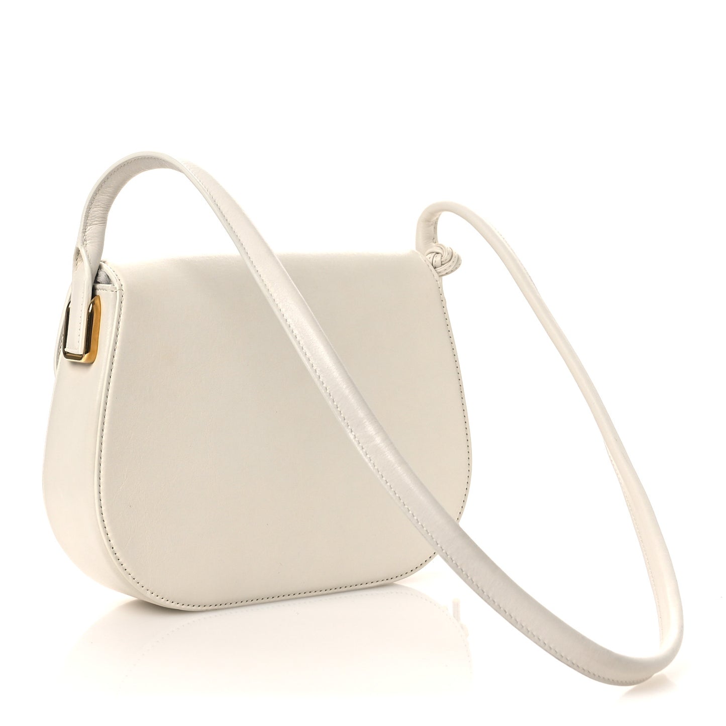 Calfskin Small Desiree Crossbody Bag Chalk Chalk