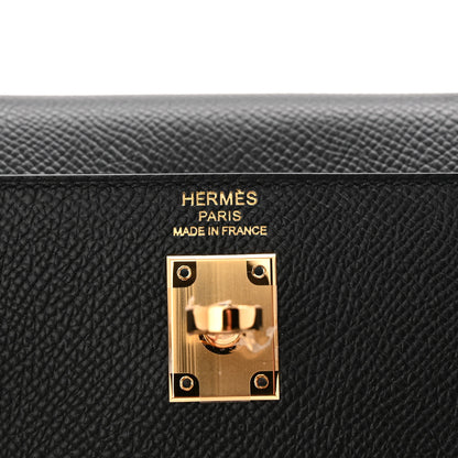 Hermes Epsom Kelly Sellier 25 Black 6 of 11