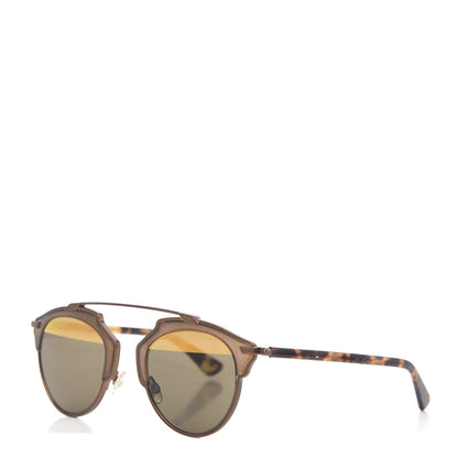 Christian Dior Mirrored So Real Sunglasses Tortoise 1 of 8