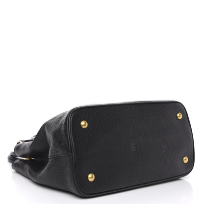Prada Vitello Daino Tote Black 5 of 12