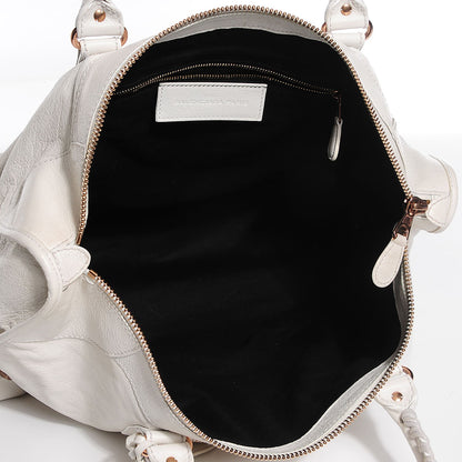 Balenciaga Agneau Giant 12 Rose Gold Hardware Work White Light 5 of 13