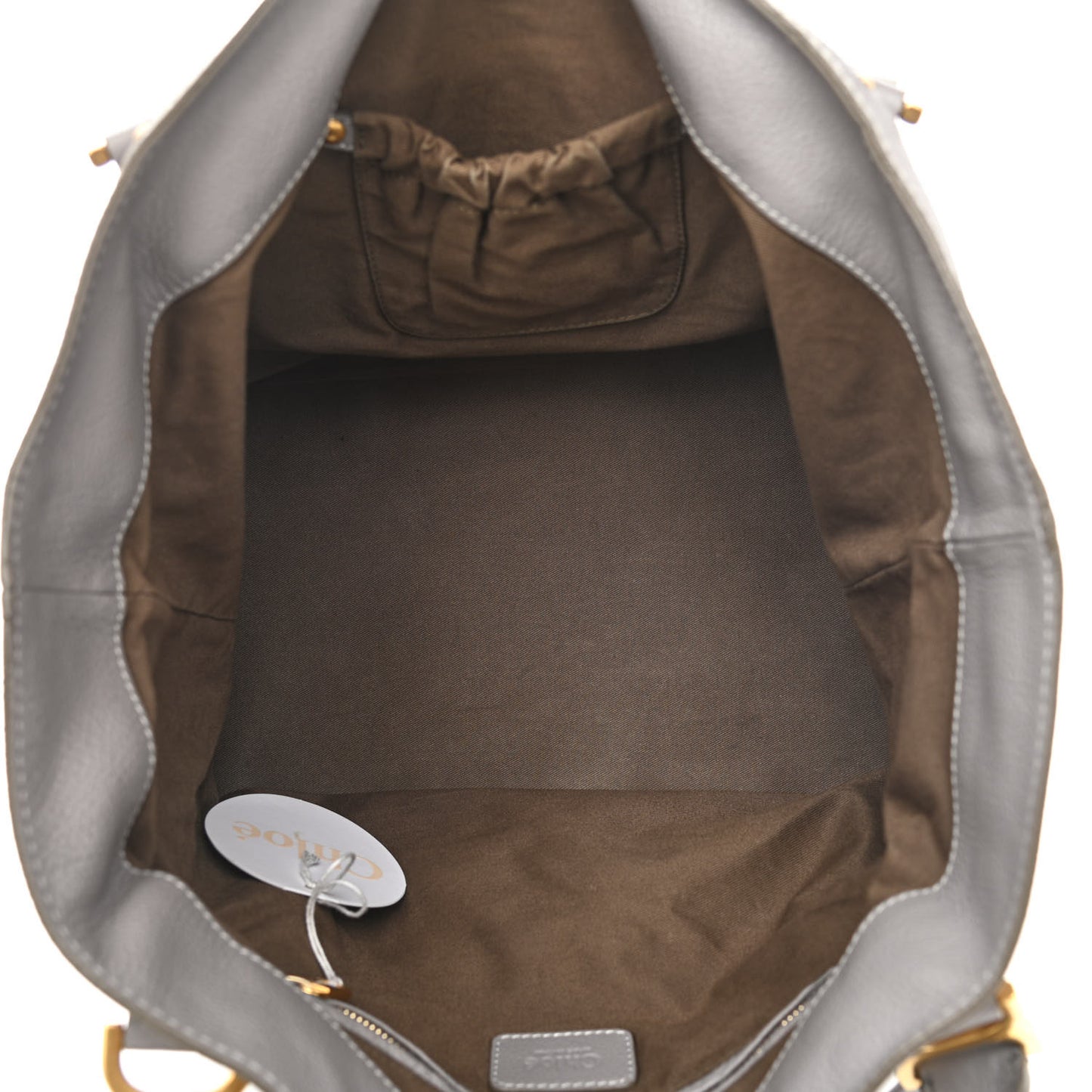 Calfskin Large New Marcie Tote Cashmere Grey