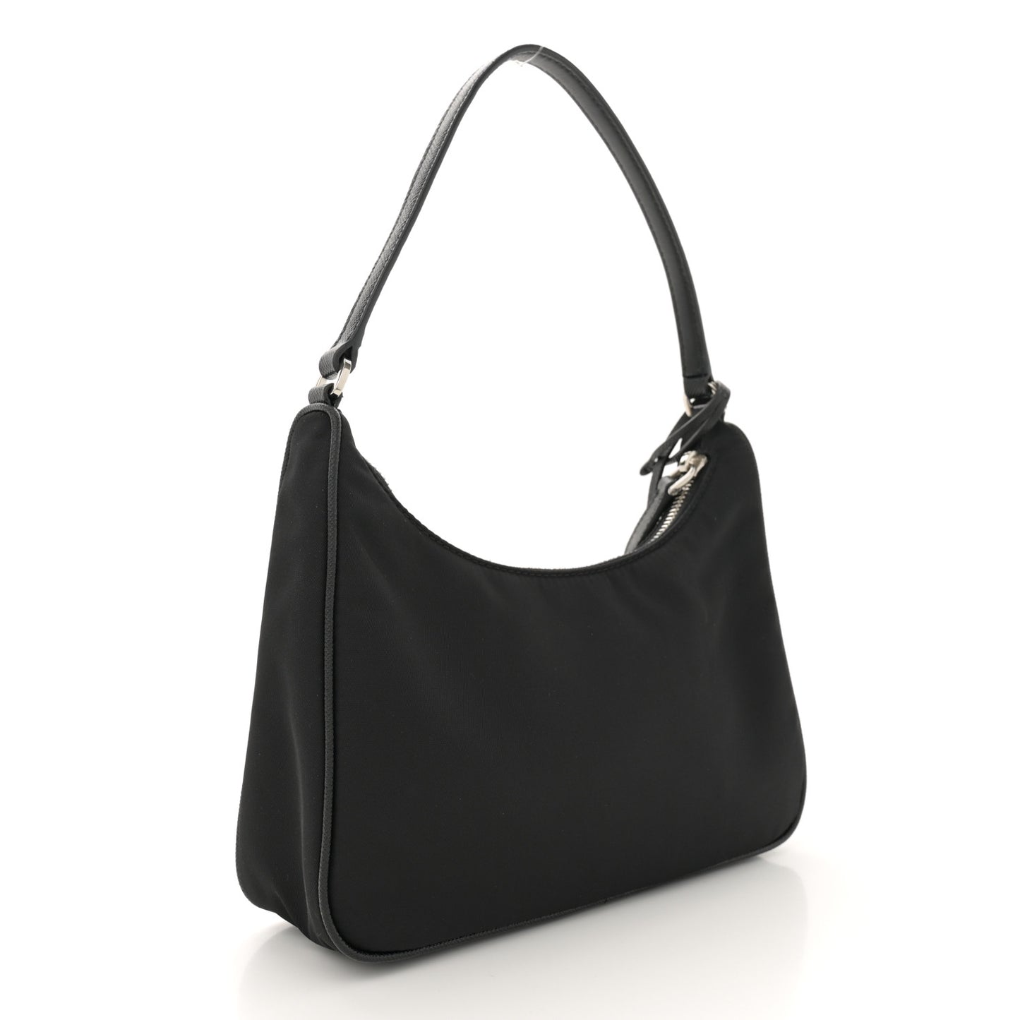 Tessuto Nylon Saffiano Mini Re-Edition 2005 Bag Black