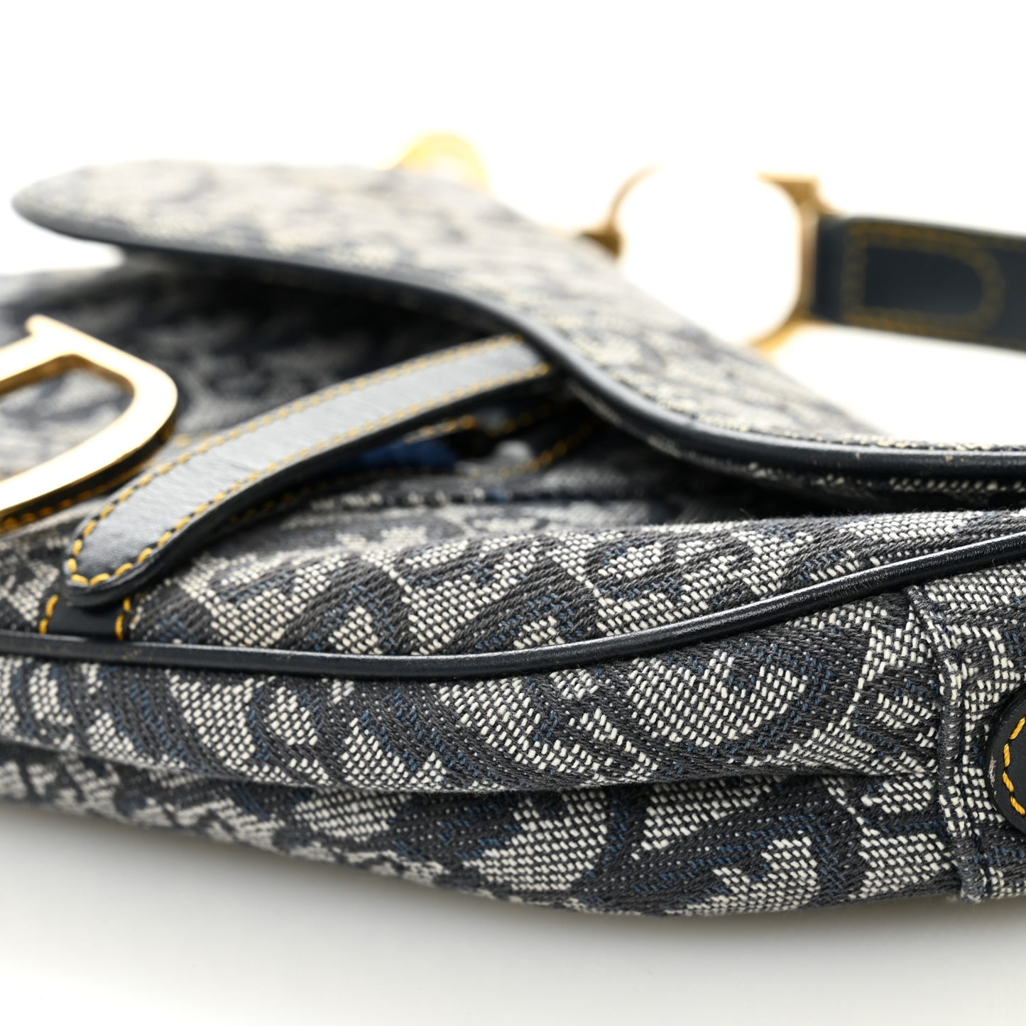 Monogram Saddle Bag Blue
