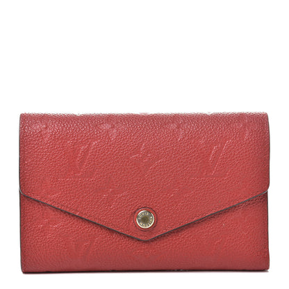 Louis Vuitton Empreinte Compact Curieuse Wallet Cherry 1 of 11