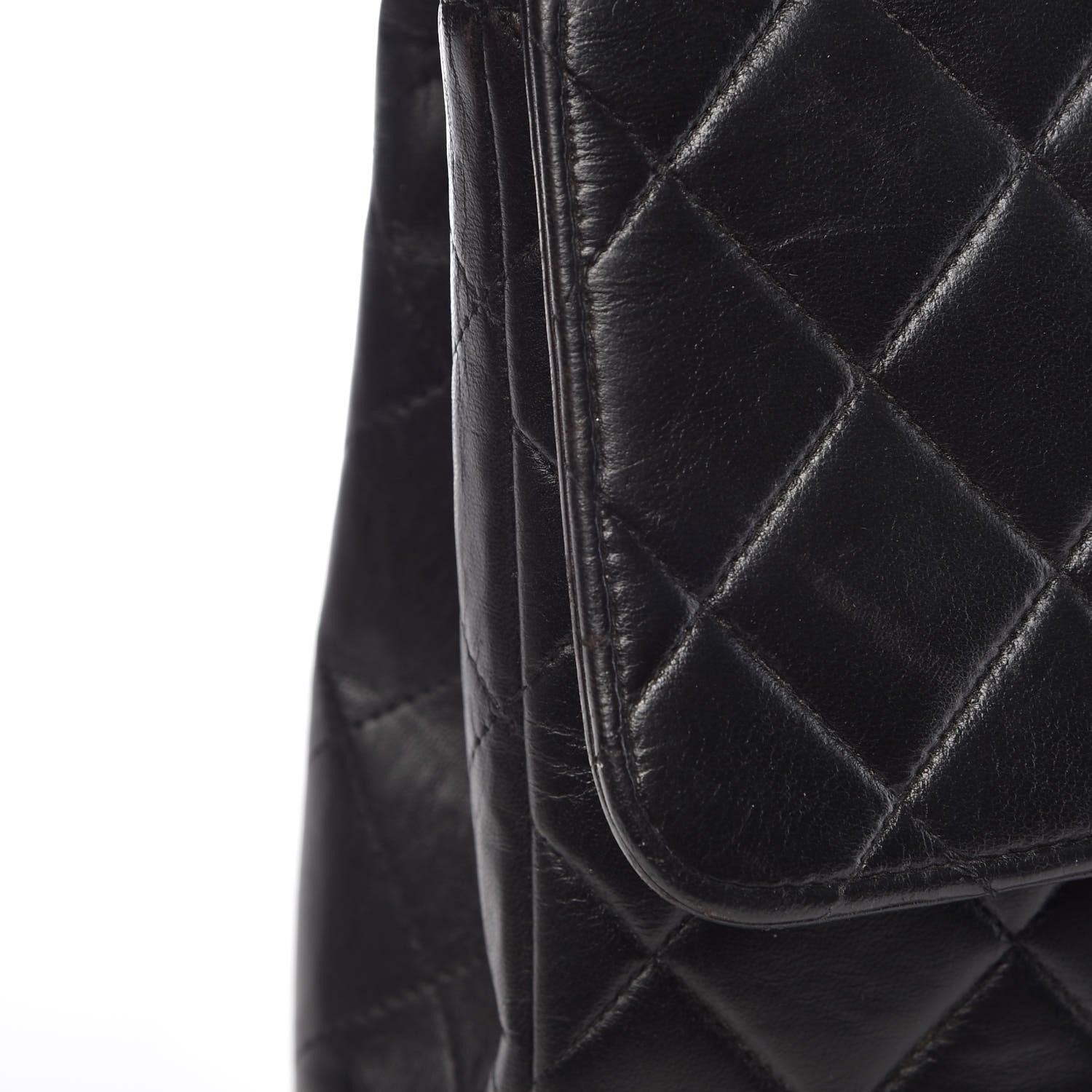 Chanel Lambskin Quilted Jumbo Single Flap Black 18 of 18