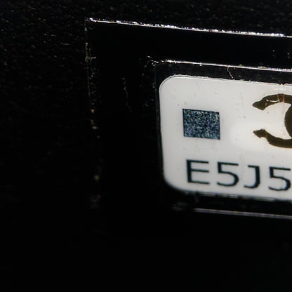 Chanel Caviar Quilted Double Chain Top Handle Flap With Chain Black 7 of 11