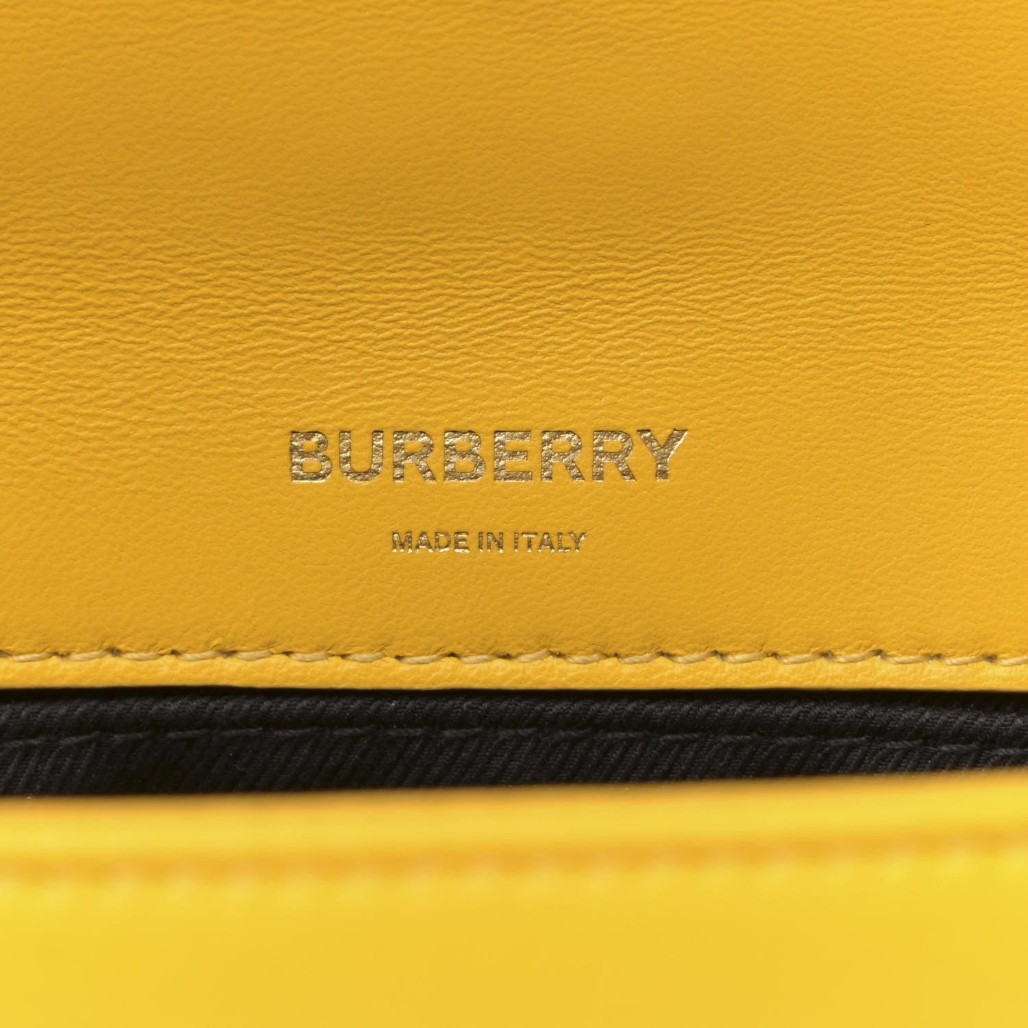 Burberry Lambskin Quilted Small Lola Bag Deep Saffron 7 of 12