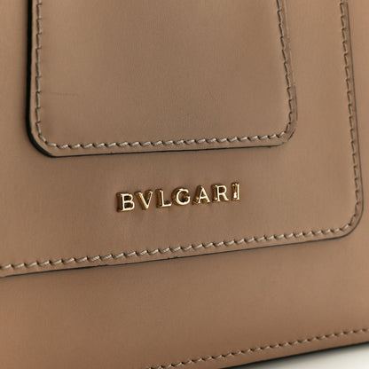Bulgari Calfskin Serpenti Forever Top Handle Beige Green 10 of 13