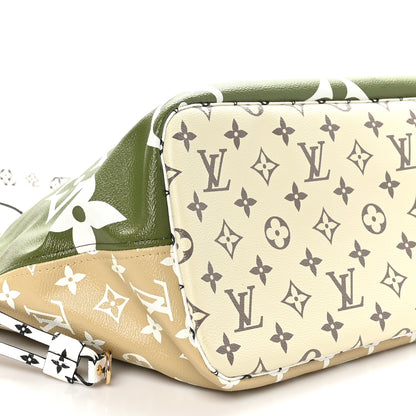 Louis Vuitton Monogram Giant Neverfull MM Kaki 10 of 11