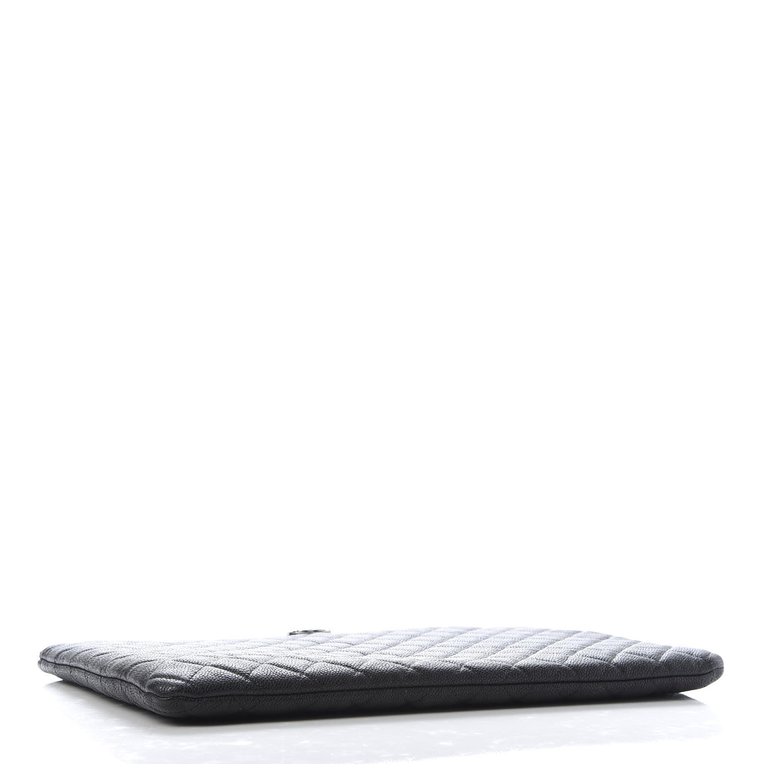 Chanel Caviar Quilted Large Boy Cosmetic Case Black 4 of 9