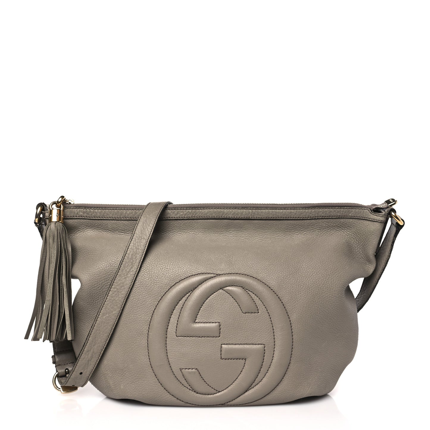 Pebbled Calfskin Medium Soho Hobo New Fango