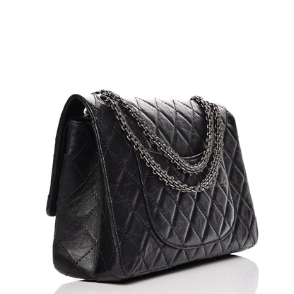 Chanel Aged Calfskin Quilted 2.55 Reissue 226 Flap Black 3 of 9