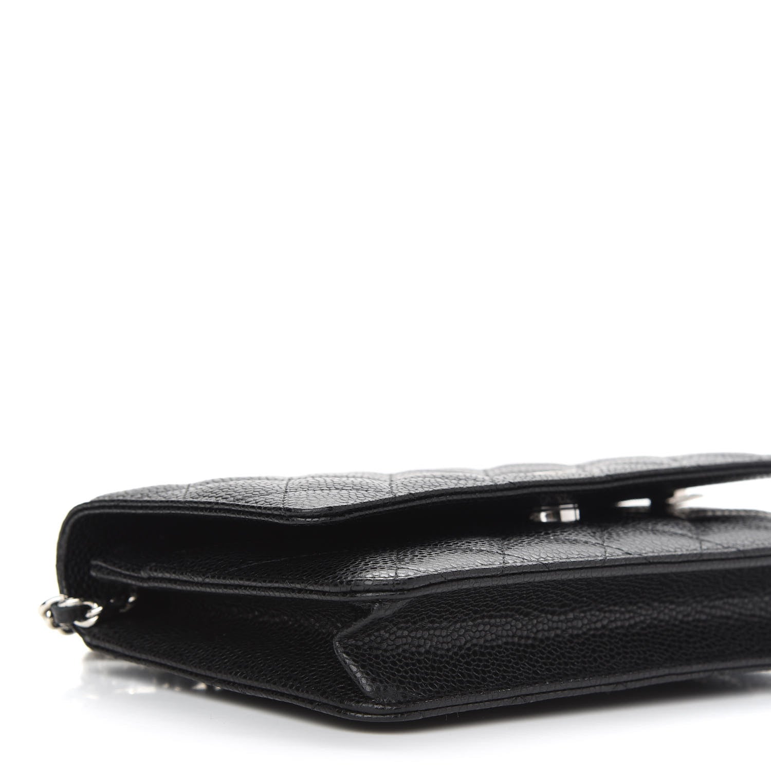 Chanel Caviar Quilted Wallet On Chain WOC Black 9 of 10