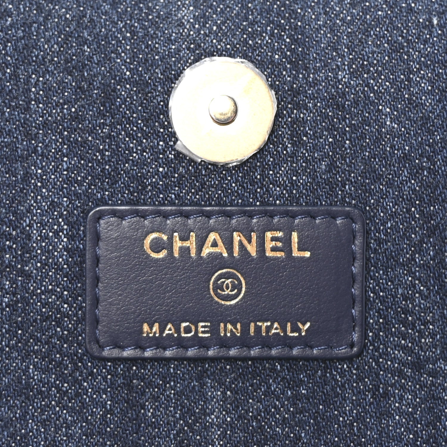 Chanel Denim Quilted Chanel 19 Flap Phone Holder With Chain Blue 6 of 11