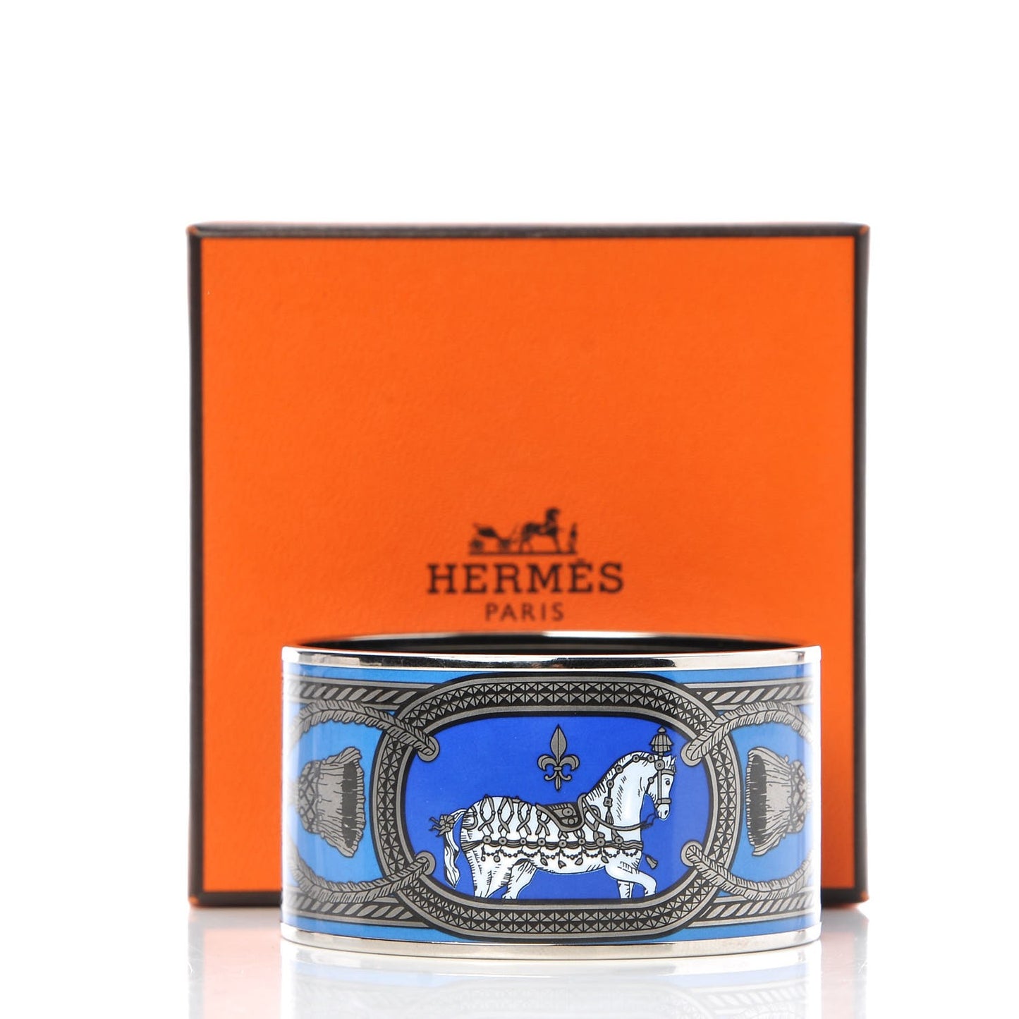 Printed Enamel Grand Apparat Extra Wide Bracelet 65