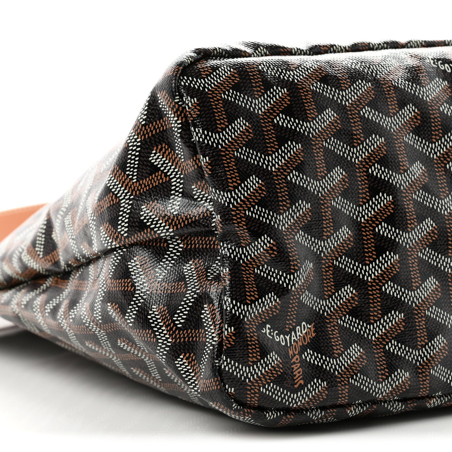Goyard Goyardine Boheme Hobo Black Gold 10 of 12