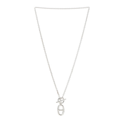 Hermes Sterling Silver Amulette Chaine d'Ancre Necklace 3 of 5